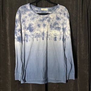 Ron Jon Blue Tie-Dye Long Sleeve Shirt